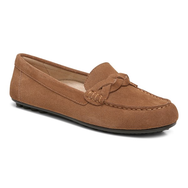 Vionic Loafers Ireland - Montara Loafer Brown - Womens Shoes On Sale | GJSQY-9850